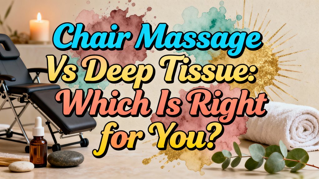 chair massage versus deep tissue