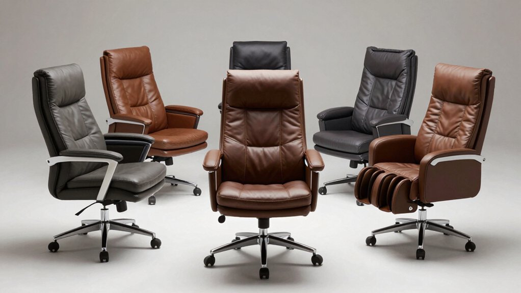executive office chairs with shiatsu massage