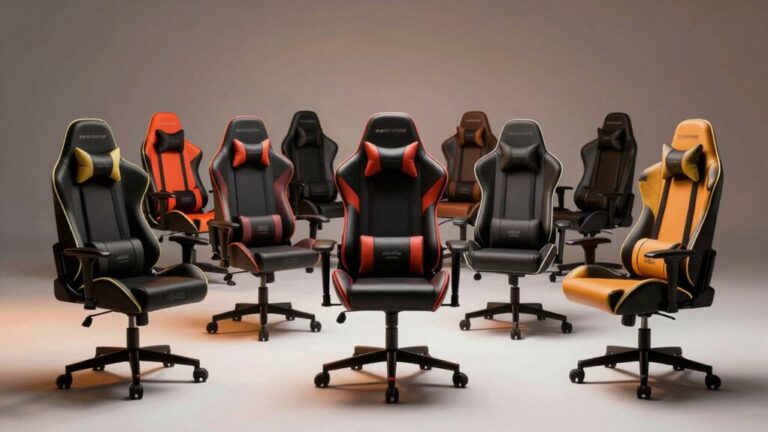 goplus massage gaming chair comfort