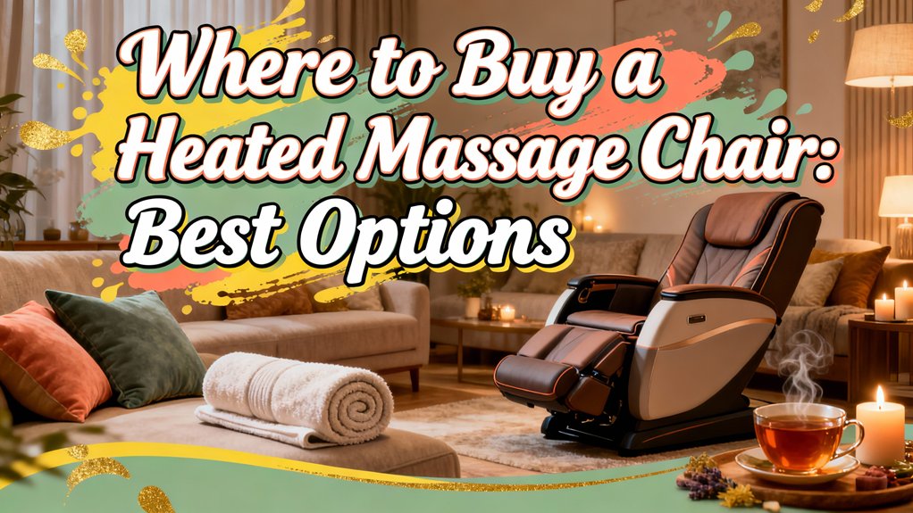 heated massage chair purchasing options