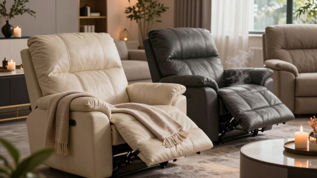 heated massage recliners spa like comfort