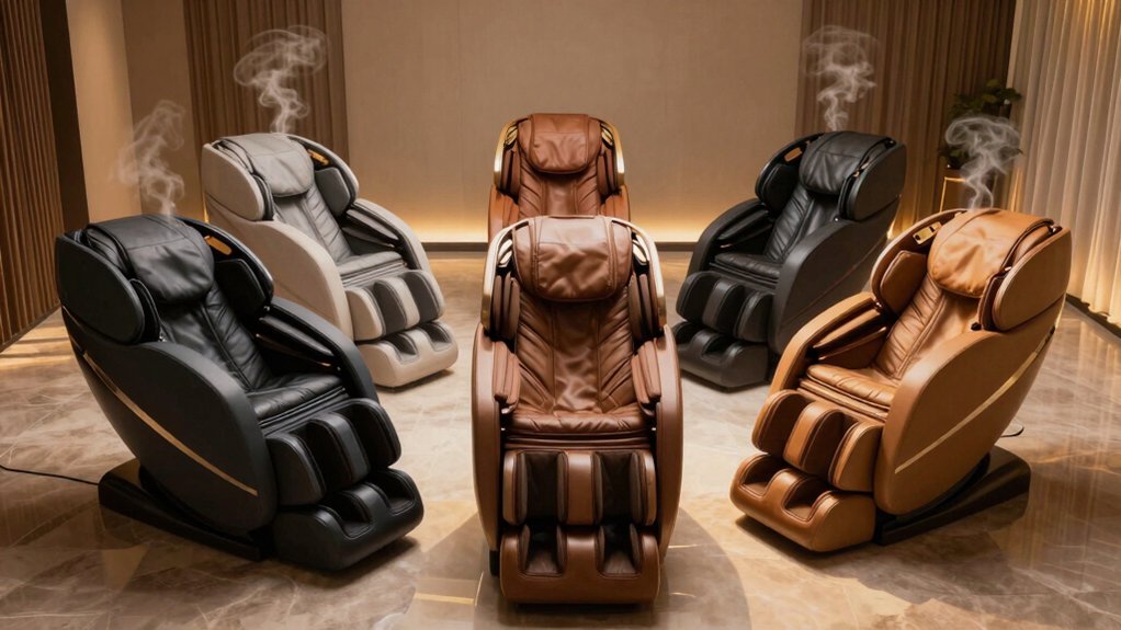 heated massage stress relieving chairs