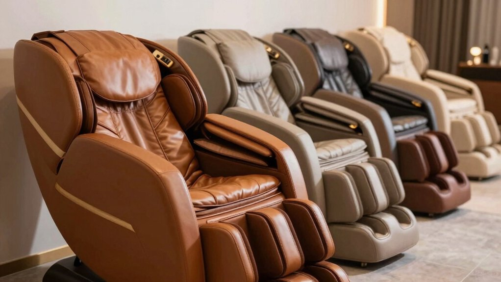 leather massage chairs reduce stress