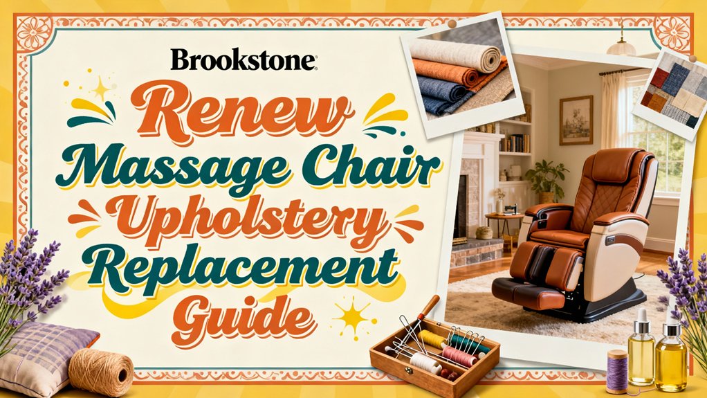 massage chair upholstery replacement guide