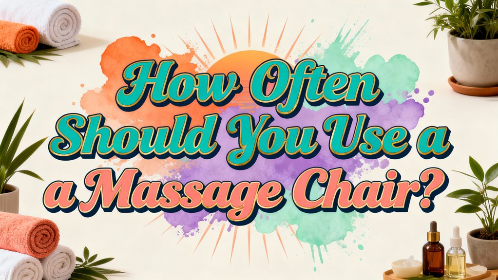 massage chair usage frequency guidance