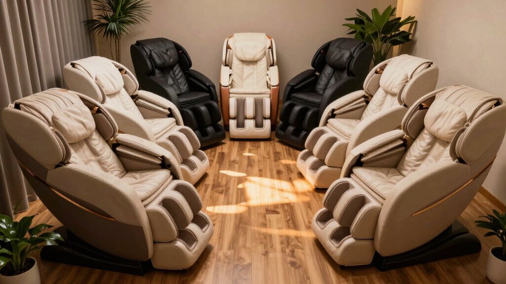 massage chairs melt stress away
