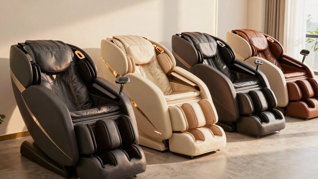 massage chairs relax stress