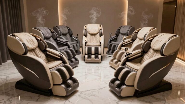 massage chairs that melt stress