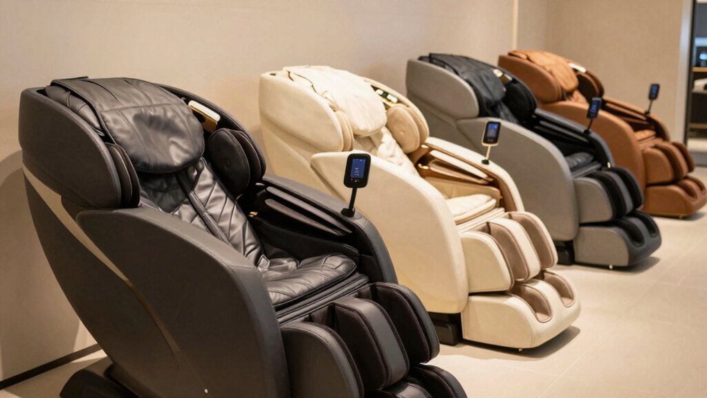 massage chairs with body scan
