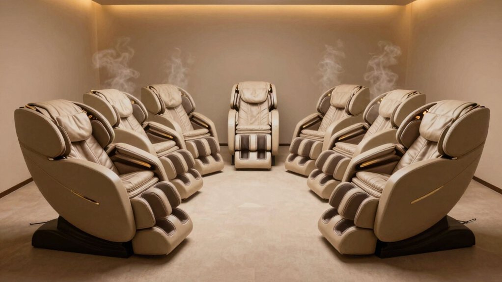 relaxing massage chairs melt stress