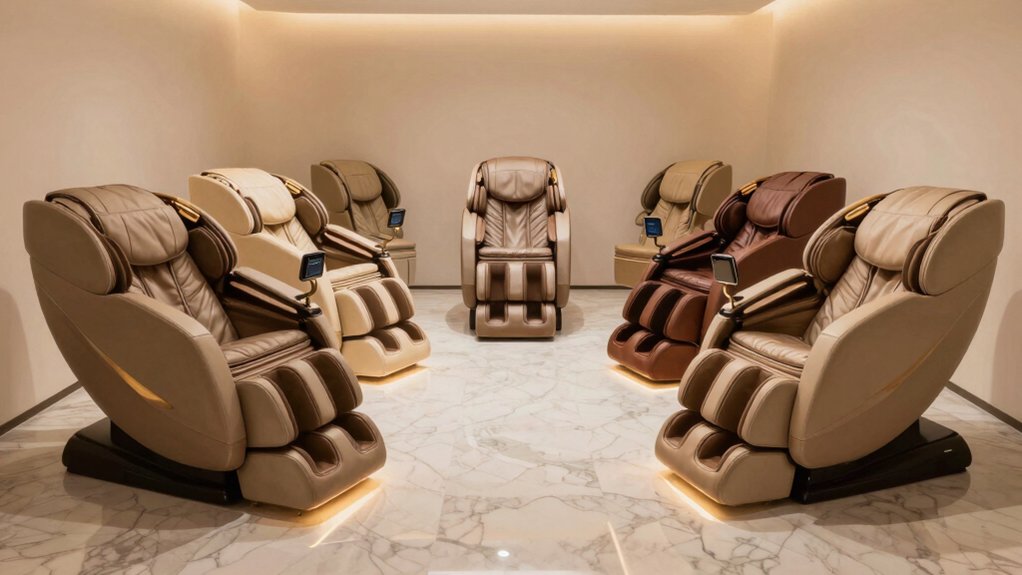 relaxing massage chairs melt stress