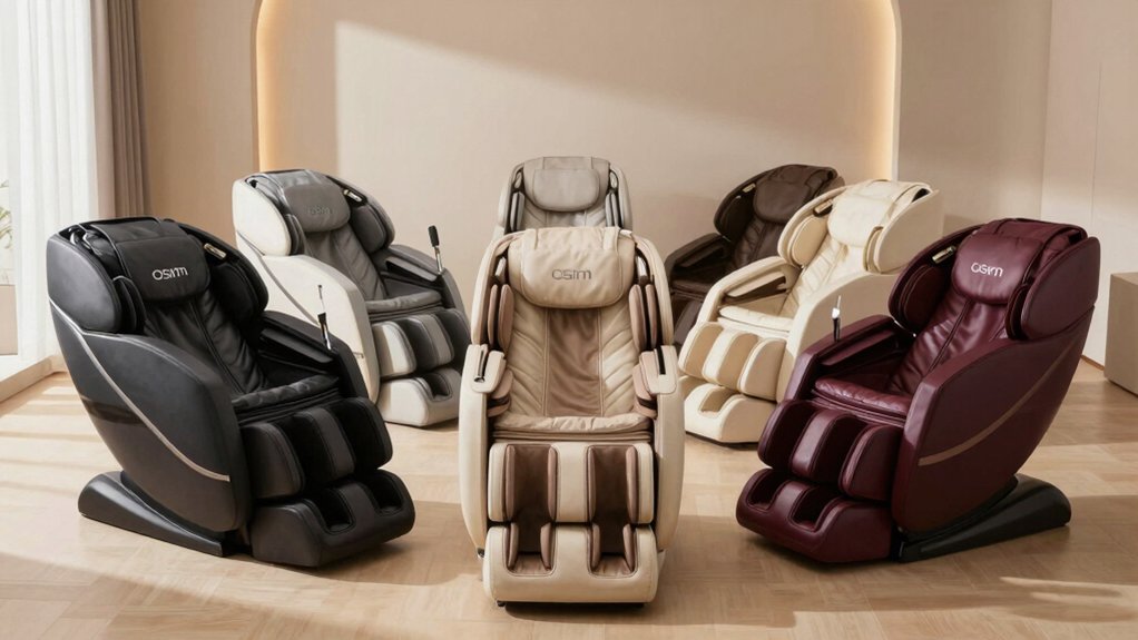 relaxing massage stress relieving osim chairs