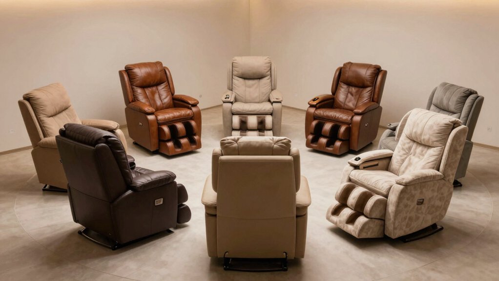 relaxing recliner massage armchairs