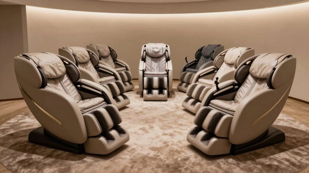 relaxing therapeutic full body massage chairs