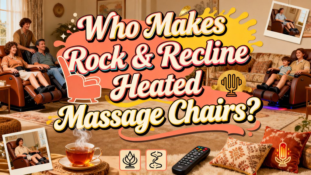rock recline heated massage chairs