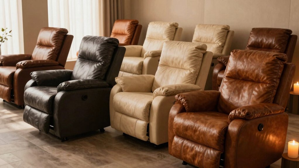 stress relieving heated massage recliners