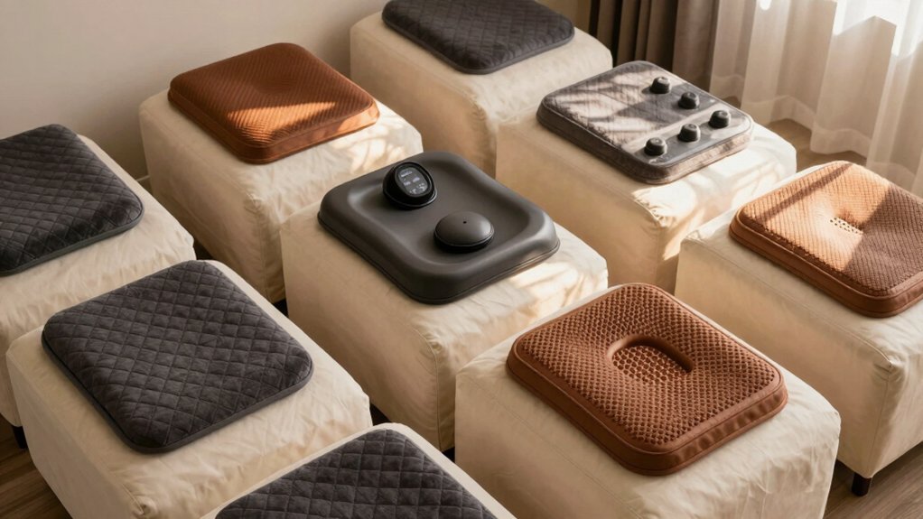 stress relieving recliner massage pads