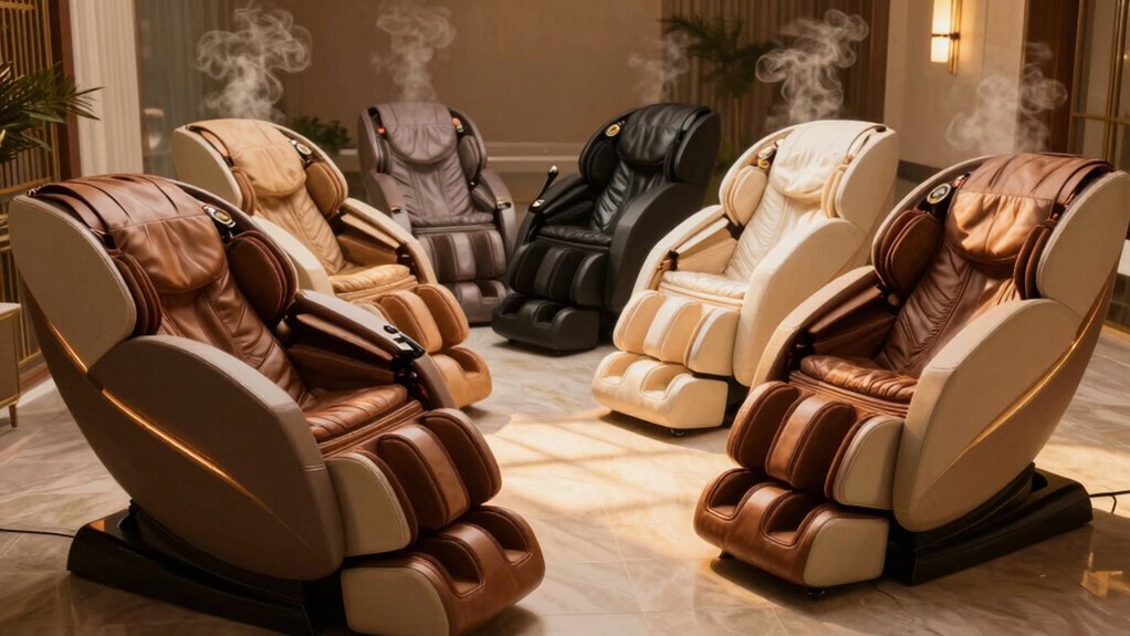 tension melting chair heat massagers