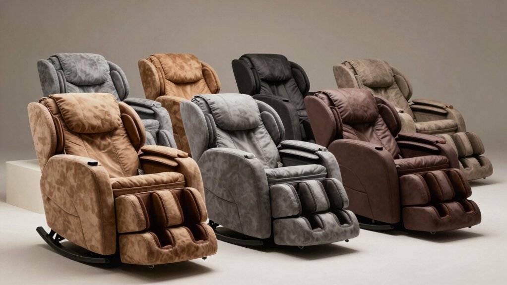 comhoma recliner chair massage rockers stress relieving comfort