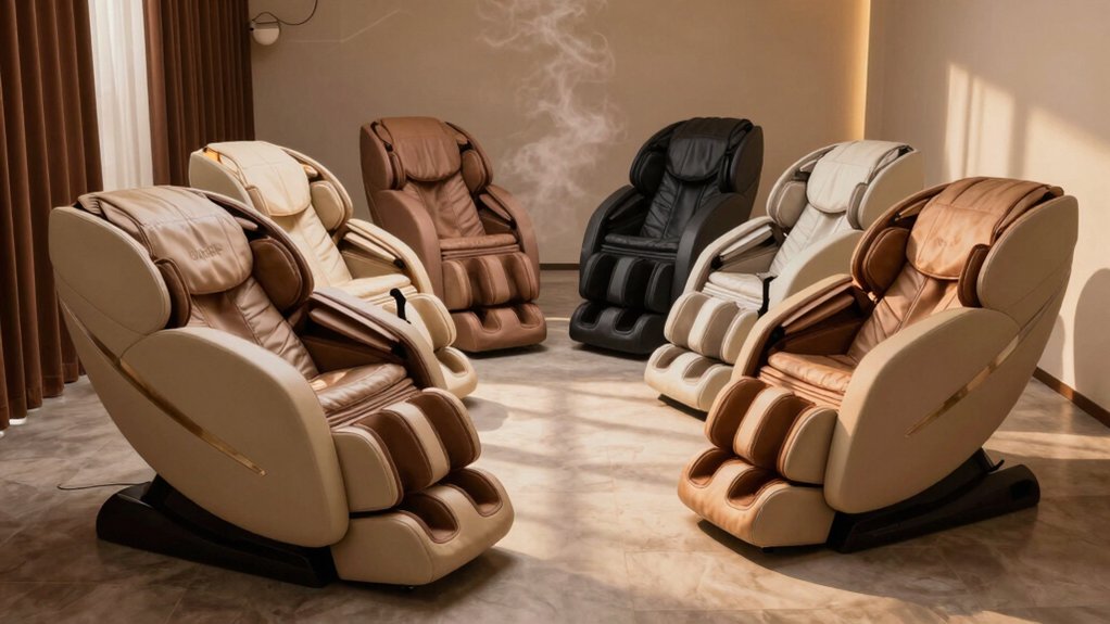 massage chairs melt daily stress