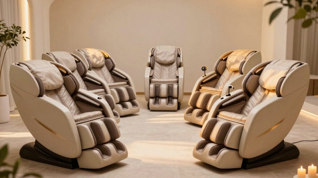 massage chairs melt stress away