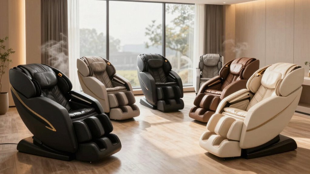 massage chairs melt stress away