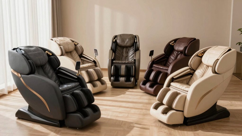 massage chairs melt tension quickly