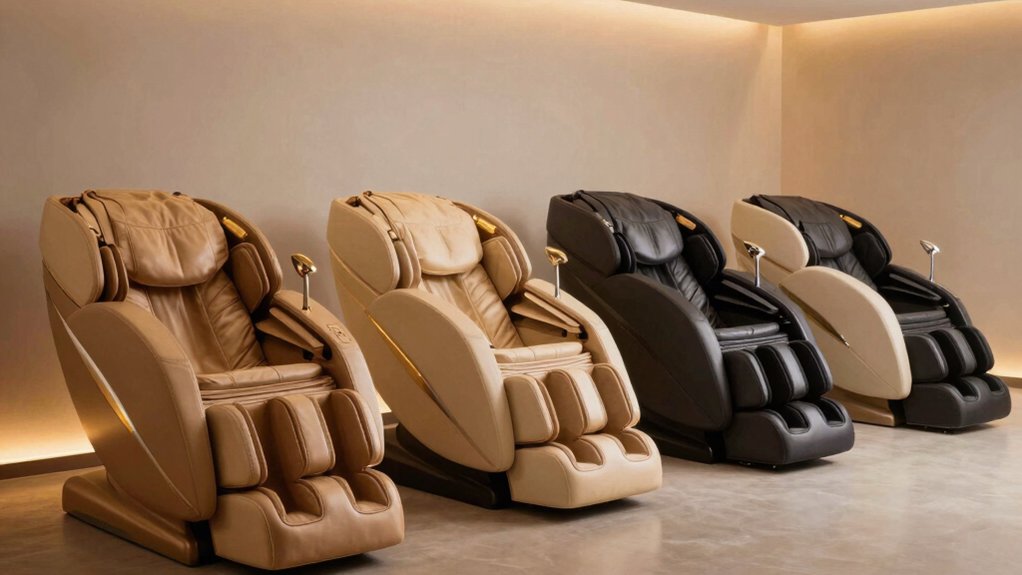 massage chairs tension melting quickly