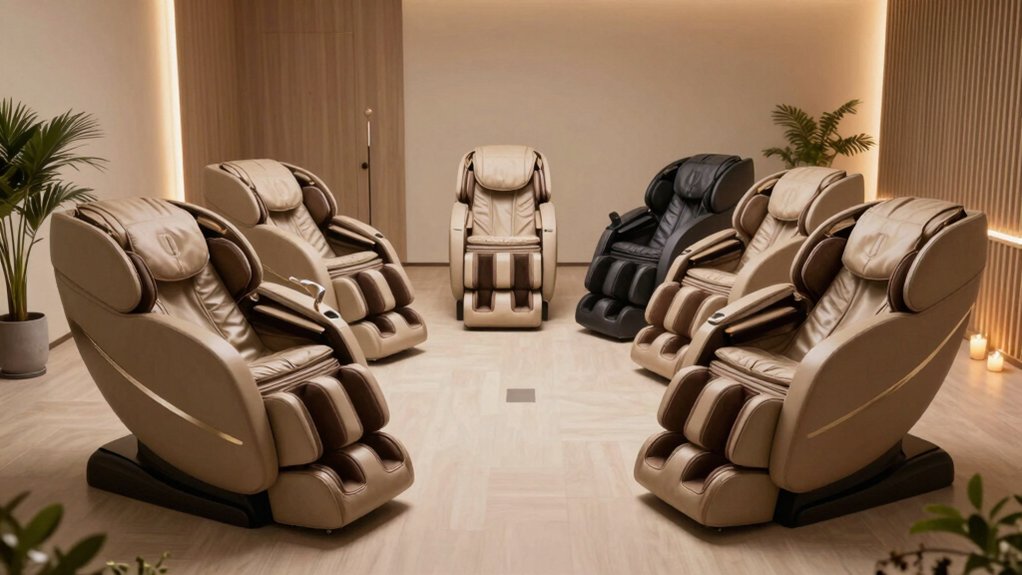 relaxing ergonomic massage chairs stress relieving