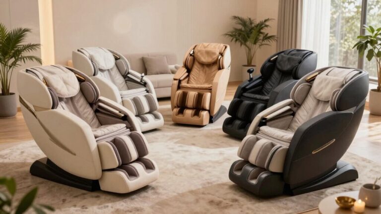 relaxing family spa like massage chairs
