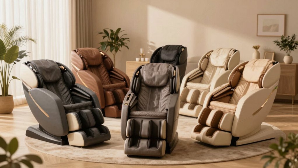 relaxing massage chairs melt stress