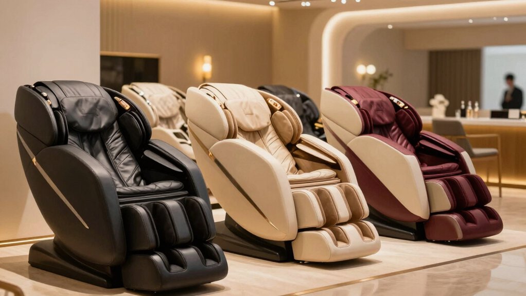 relaxing massage chairs melt stress