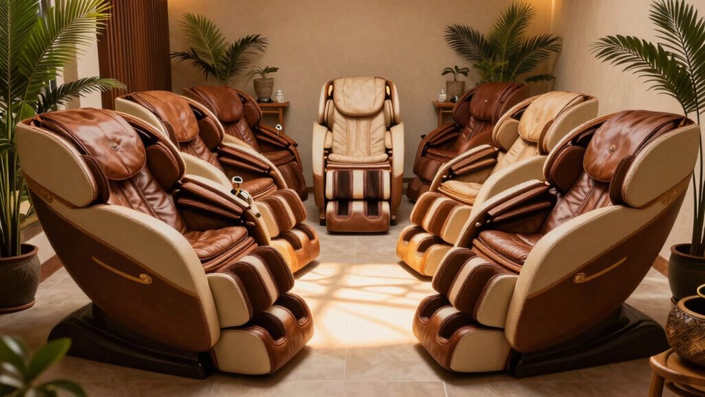 spa quality thai massage chair relief