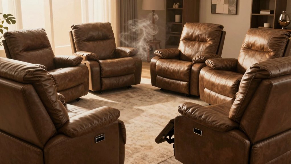 stress melting power recliner massage chairs