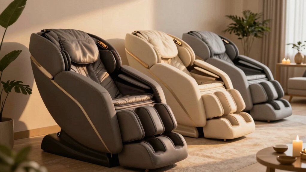 stress melting zero gravity massage chairs