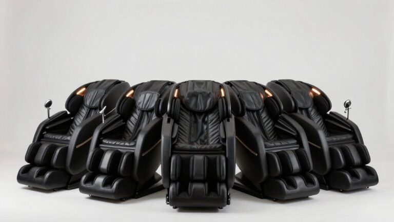 stress relieving black massage chairs