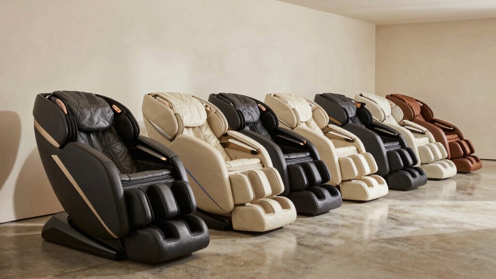 stress relieving therabody massage chairs