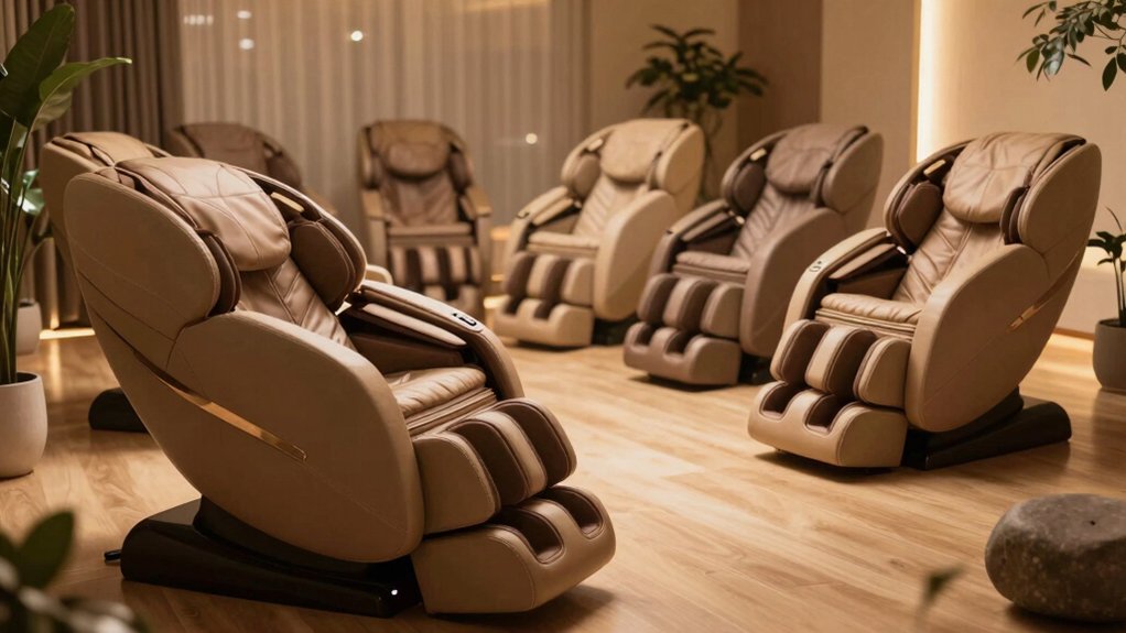 tranquil ease massage stress melting chairs
